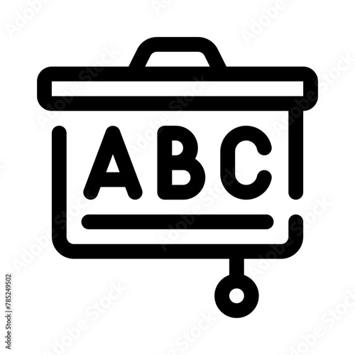 slides line icon