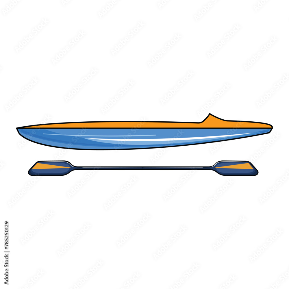 Canoe Sprint. Vector illustration Canoe Sprint. Vector illustration