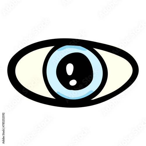 Human Eye Doodle Icon
