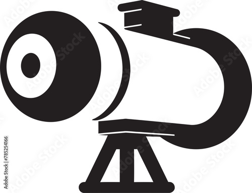 Cinematic Cinema Camera Vector Illustration with Epic Journey Setting