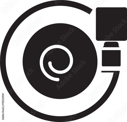 Cinematic Cinema Camera Vector Illustration with Intense Battle Scene