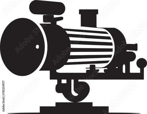Cinematic Cinema Camera Vector Illustration with Epic Battle Scenes