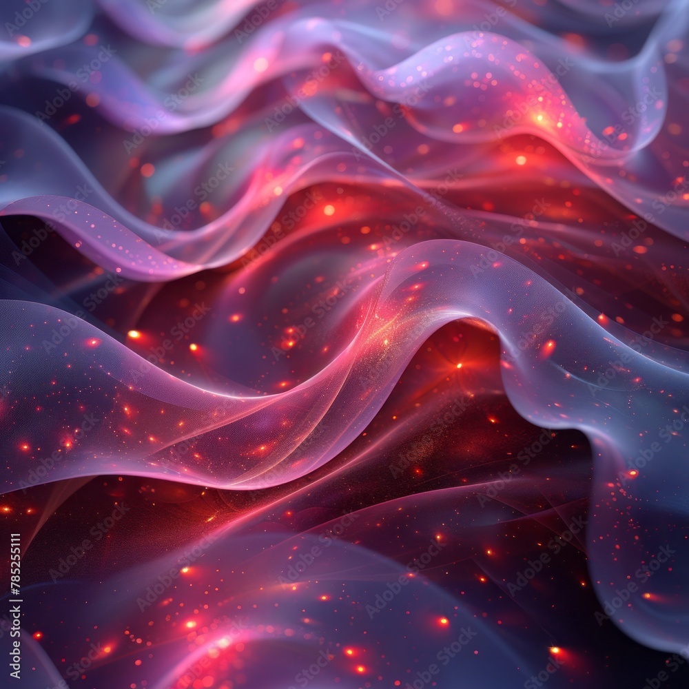 Fototapeta premium Cascading Wave of Light