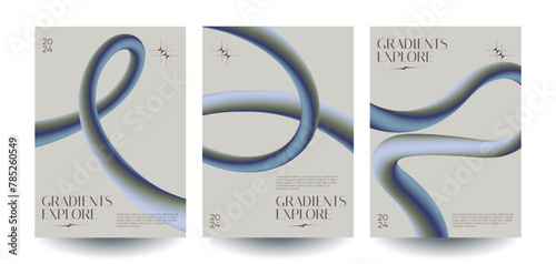 Trendy annual report templates. Futuristic design posters. Eps10 vector.