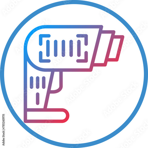 Vector Design Barcode Scanner Icon Style