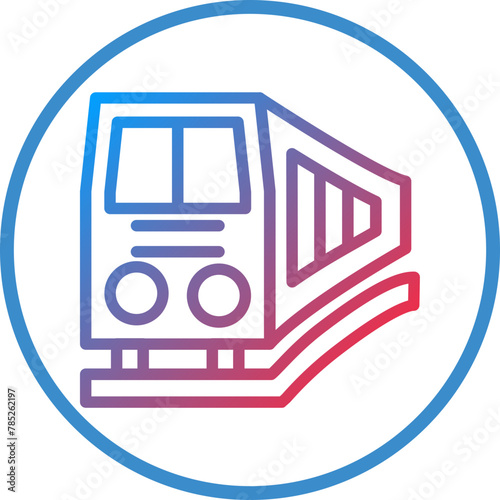 Vector Design Train Icon Style