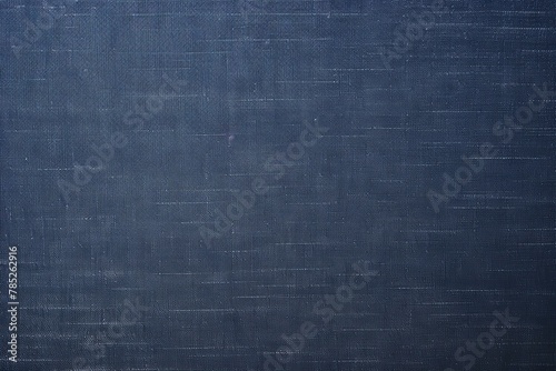 Navy Blue canvas texture background, top view. Simple and clean wallpaper with copy space area for text or design