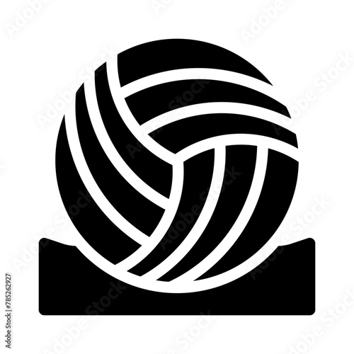 volleyball glyph icon photo