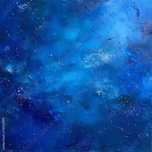 Blue Sky With Stars Painting