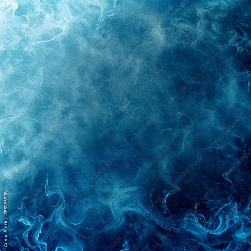 Obraz premium Blue and White Background With Smoke