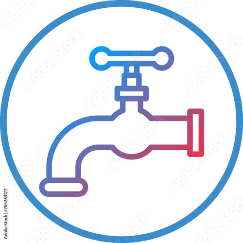 Vector Design Faucet Icon Style