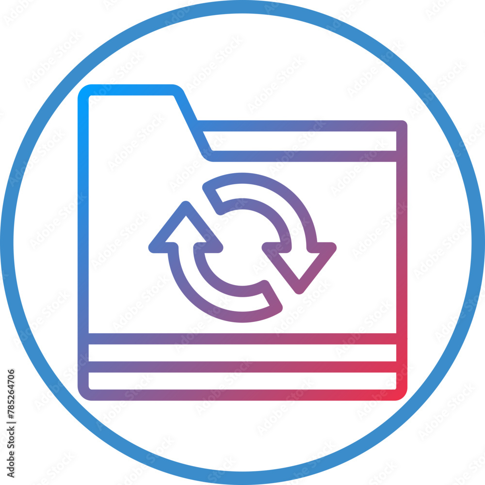 Vector Design File Backup Icon Style Vector Design File Backup Icon Style