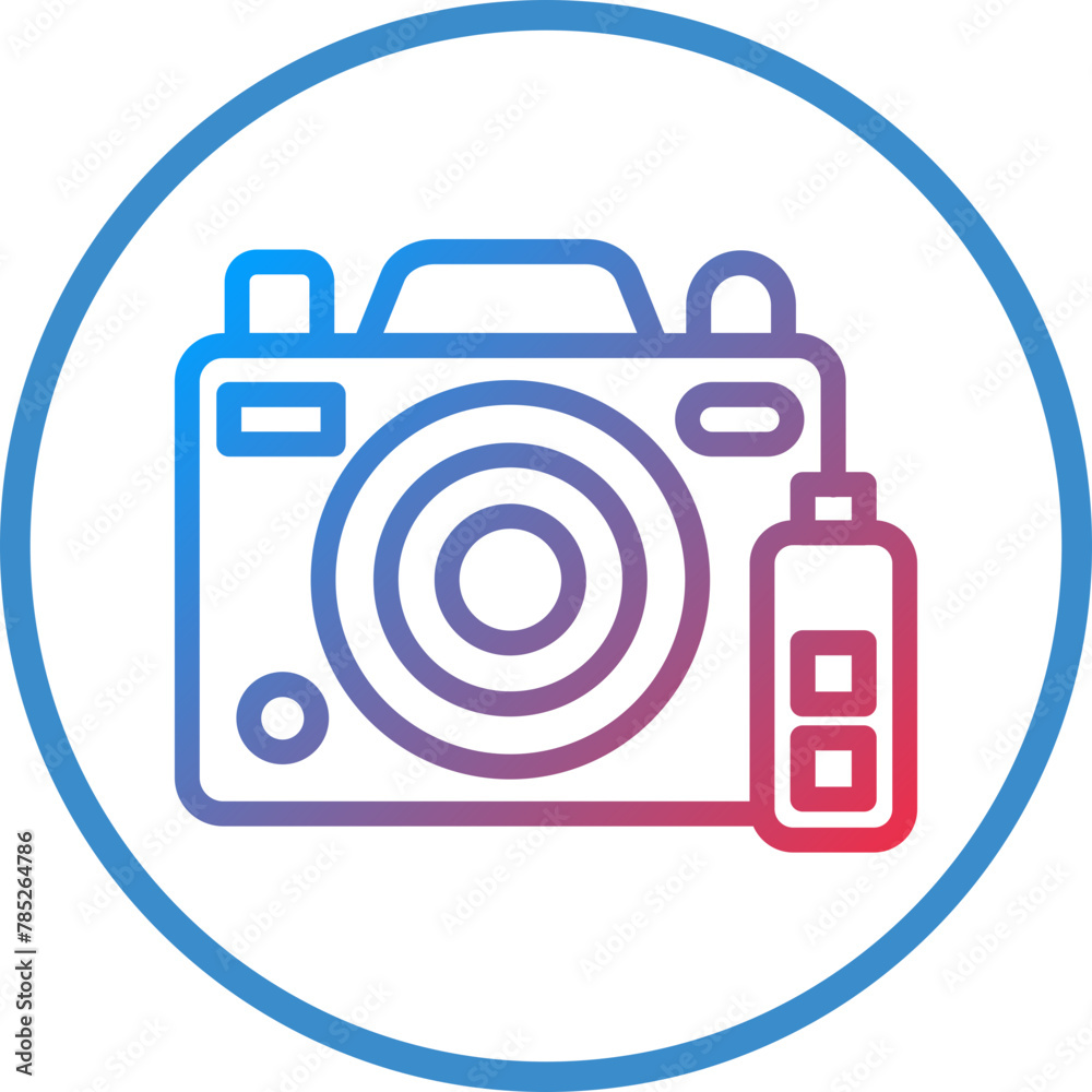 Vector Design Camera Battery Icon Style Vector Design Camera Battery Icon Style