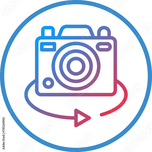 Vector Design Front Camera Icon Style