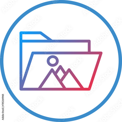 Vector Design Images Folder Icon Style