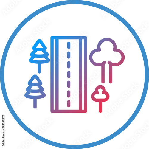 Vector Design Roadside Icon Style