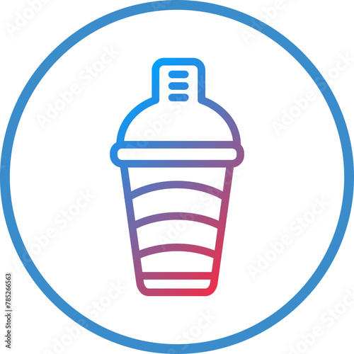 Vector Design Cocktail Shaker Icon Style
