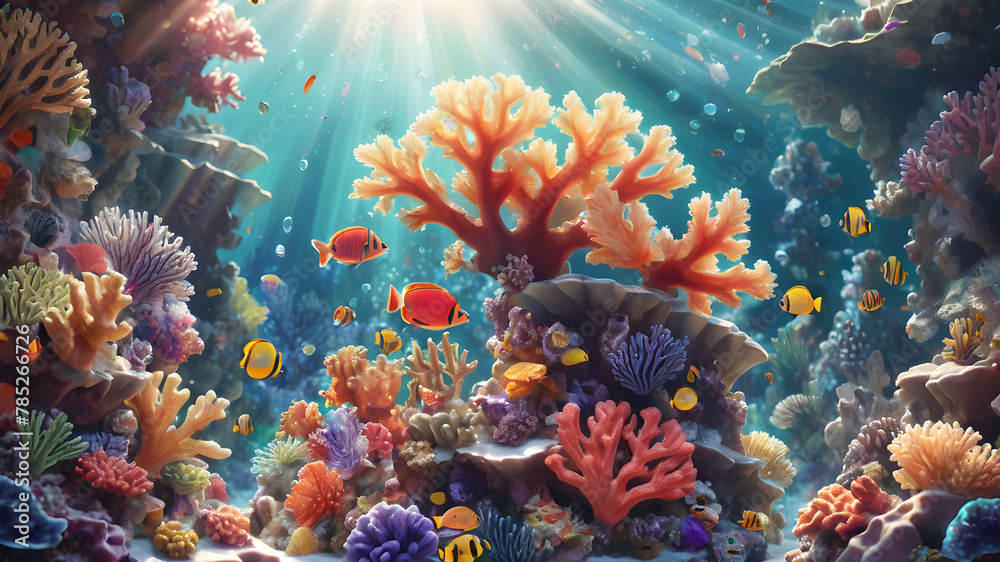 Obraz premium fish in the aquarium