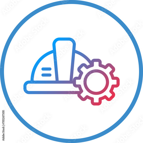 Vector Design Engineering Setting Icon Style