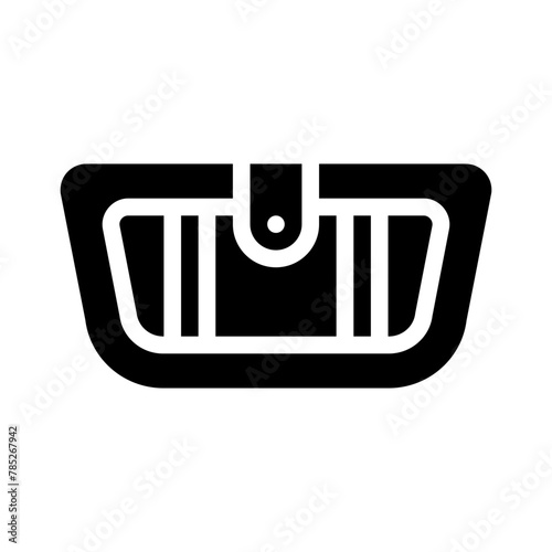 handbag glyph icon