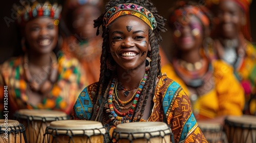 cultural performance African people © nataliya_ua