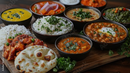  Indian Traditional curry food