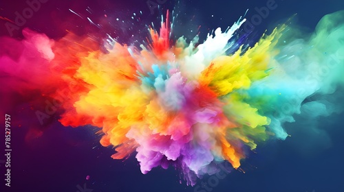 abstract background with splashes