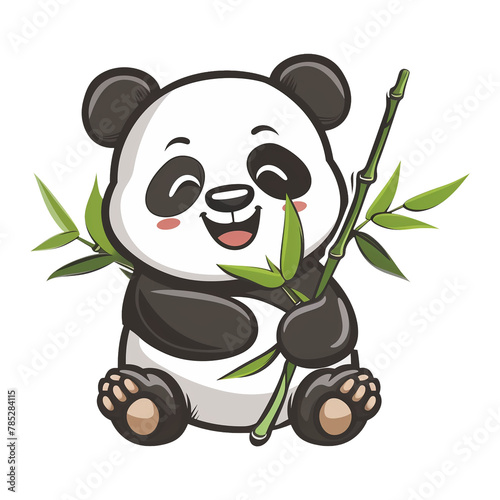 panda, cartoon panda, panda icon