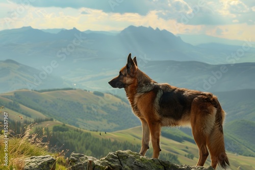 german shepherd dog © Natural beauty 