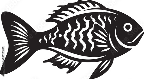 Tranquil Fish Illustration for Meditation Brands
