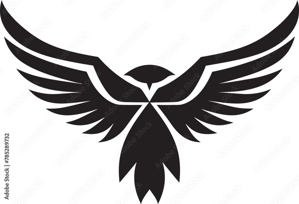 Obraz premium Cormorant in Coastal Vector Scene