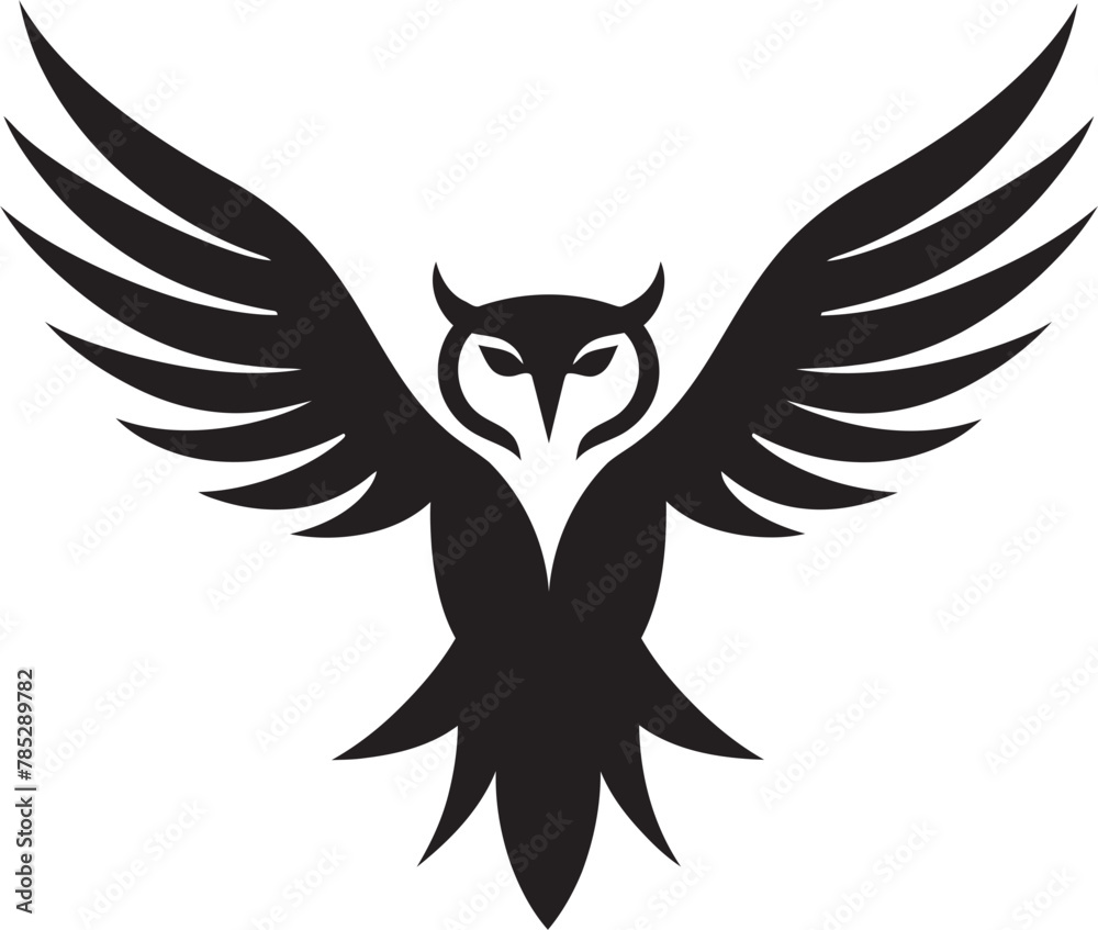 Obraz premium Swallow in Vector Flight Display