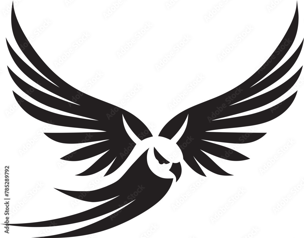 Obraz premium Avocet in Coastal Vector Scene