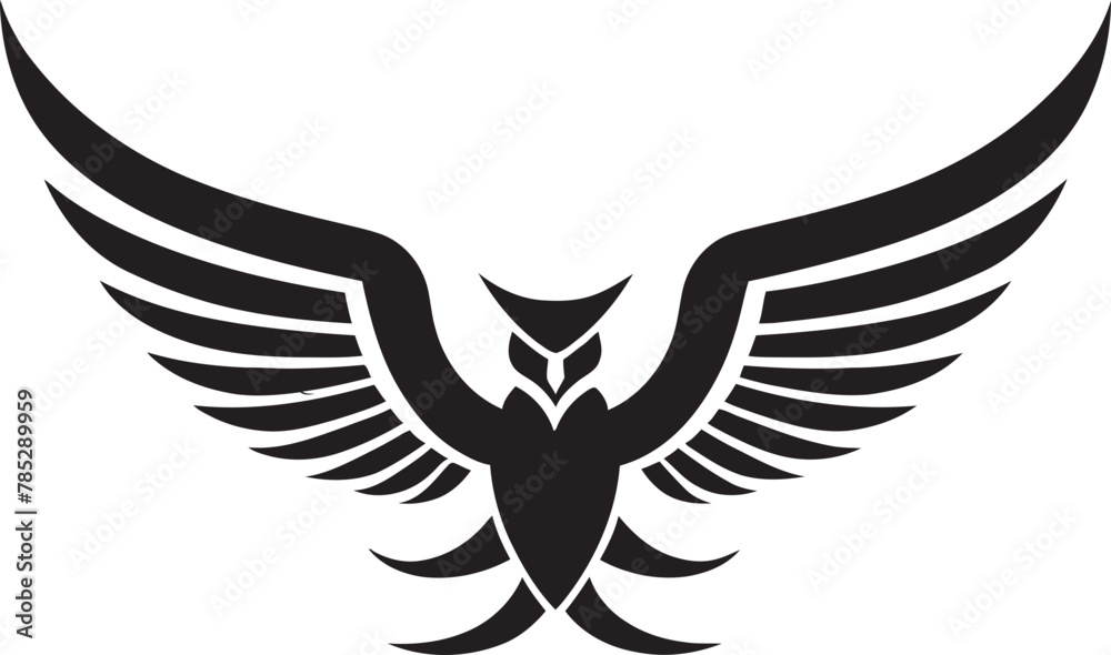 Obraz premium Sparrow in Vector Flight Mode