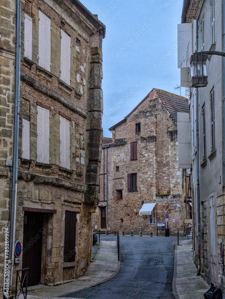 Bergerac's city center - A snapshot of historic charm and vibrant culture.