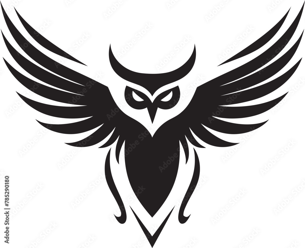 Obraz premium Rook in Detailed Vector Art