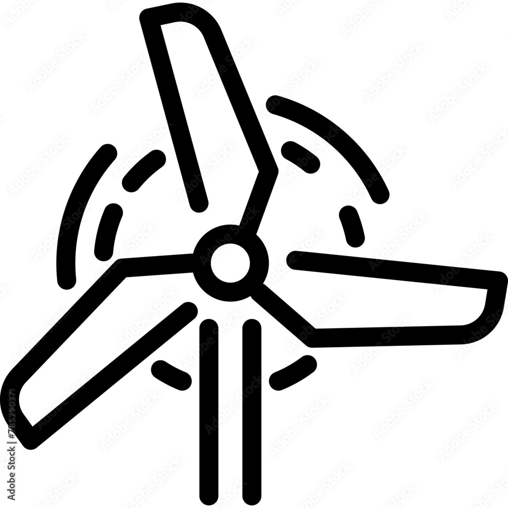 Wind Generator Icon Wind Generator Icon