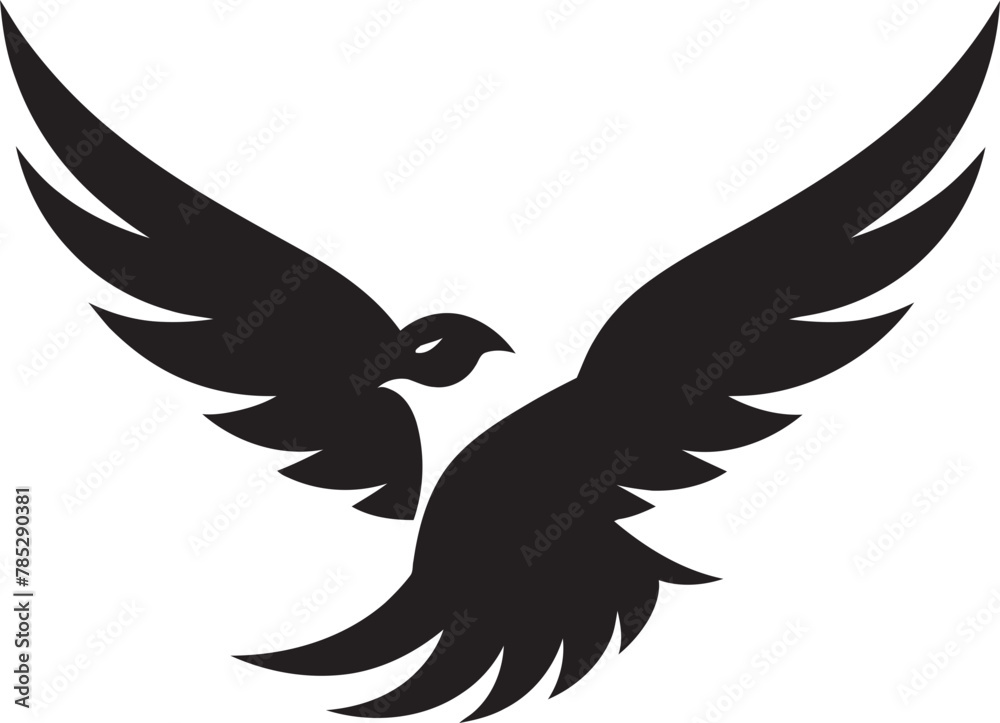 Soaring Splendor Bird Vector Artwork Soaring Splendor Bird Vector Artwork