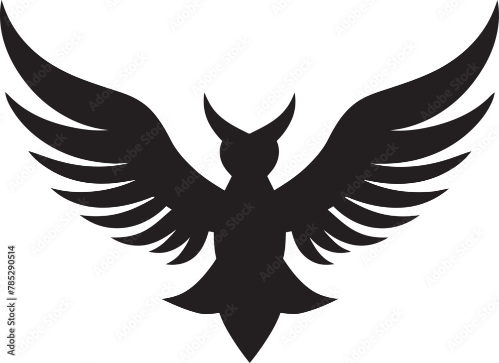 Obraz premium Graceful Swan in Flight Vector Design