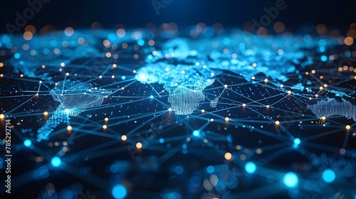 Digital Pulse: Global Connectivity Network. Concept Technology, Connectivity, Global Network, Digital Transformation, Innovation