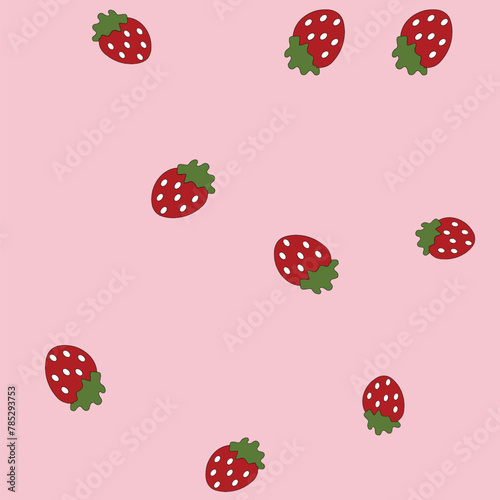 strawberry pattern