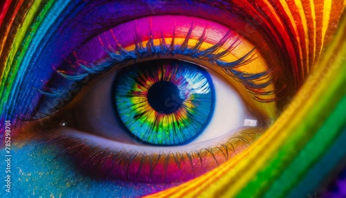 eye of the rainbow