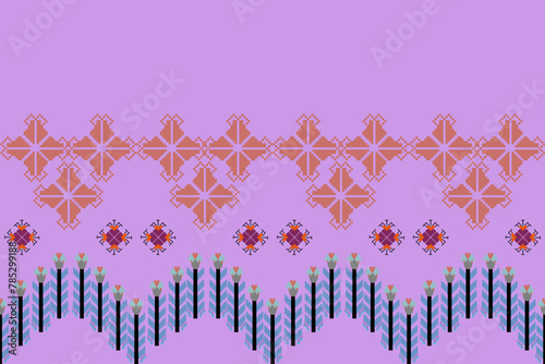 Abstract ethnic geometric pattern design for background or wallpaper.
Figure tribal embroidery. Indian, Scandinavian, Gypsy, Mexican, folk pattern.