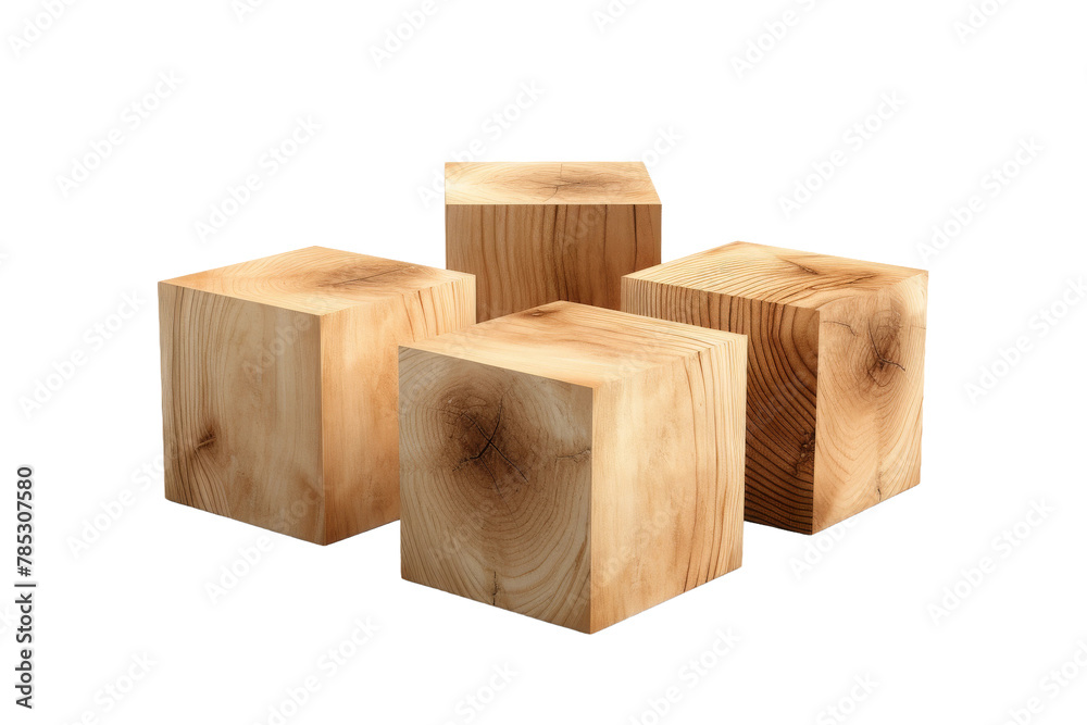 Trio of Wooden Blocks. On a White or Clear Surface PNG Transparent Background. Trio of Wooden Blocks. On a White or Clear Surface PNG Transparent Background.