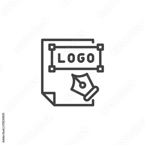 Branding line icon