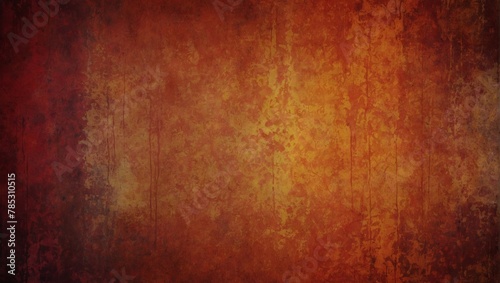 Abstract red background pattern in grunge texture design  red and orange colors in mottled grungy painted illustration.