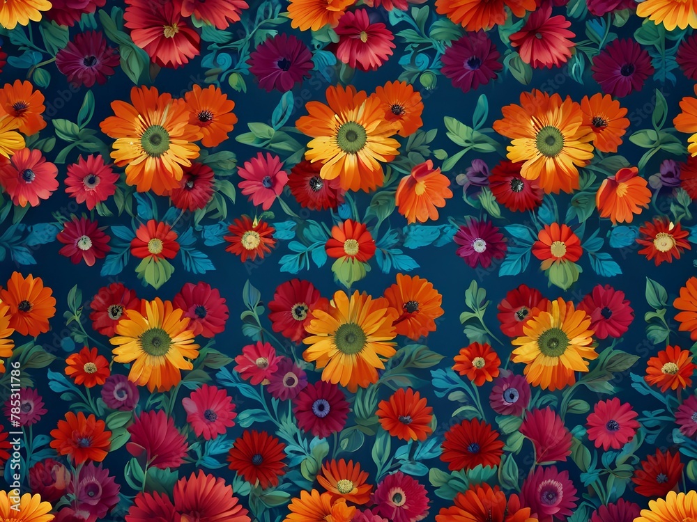 colorful flowers background colorful flowers background