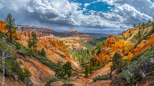 Colorful rocks in Bryce Canyon