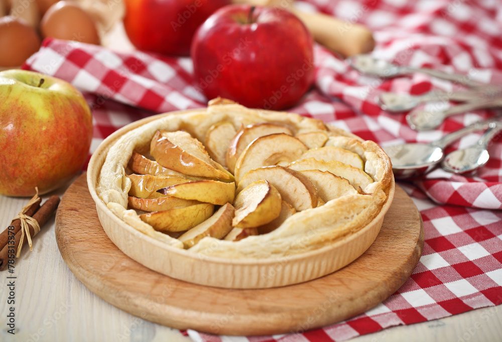 Freshly baked homemade apple pie Freshly baked homemade apple pie