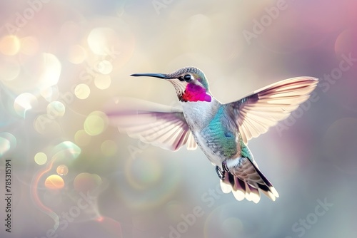 hummingbird in flight © Natural beauty 